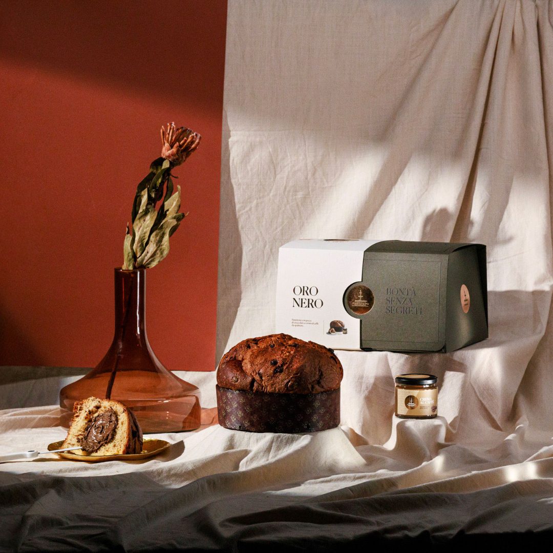 Panettone Oro Nero Fiasconaro con Crema al Caffè