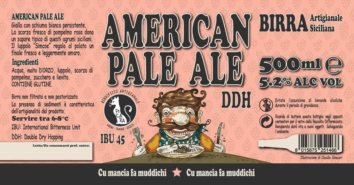 American Pale Ale Picara Birra Artigianale Siciliana 2