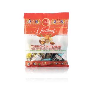 Busta di torroncini teneri alle mandorle assortiti 125 gr Dolgam