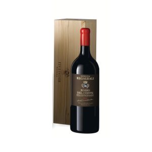 Regaleali Vino rosso del conte 1,5 LT con cassetta di legno
